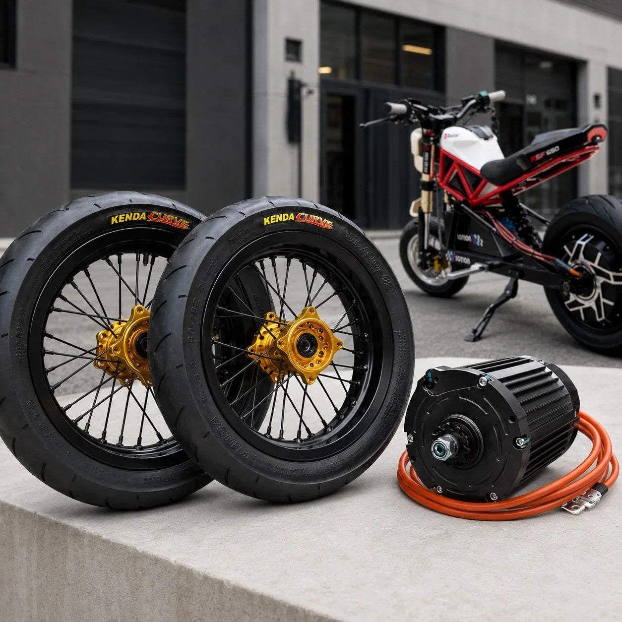 modified razor SX 500 96 Volt electric pit bike - Voltron Watts 
