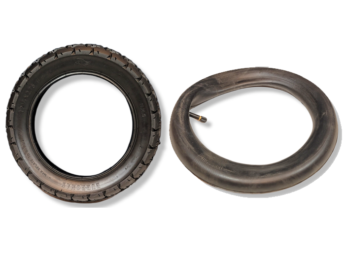 Tire with Inner Tube, F/R 12.5X2.75 Burromax Brand Track Tire (Part #10146) Fits TT250, TT350R, TT750R