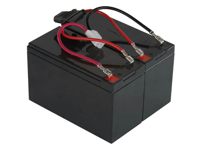 Battery, 24v 7ah, SLA Sealed Lead Acid, Pre Wired with Fuse (Part #19028) Fits TT250