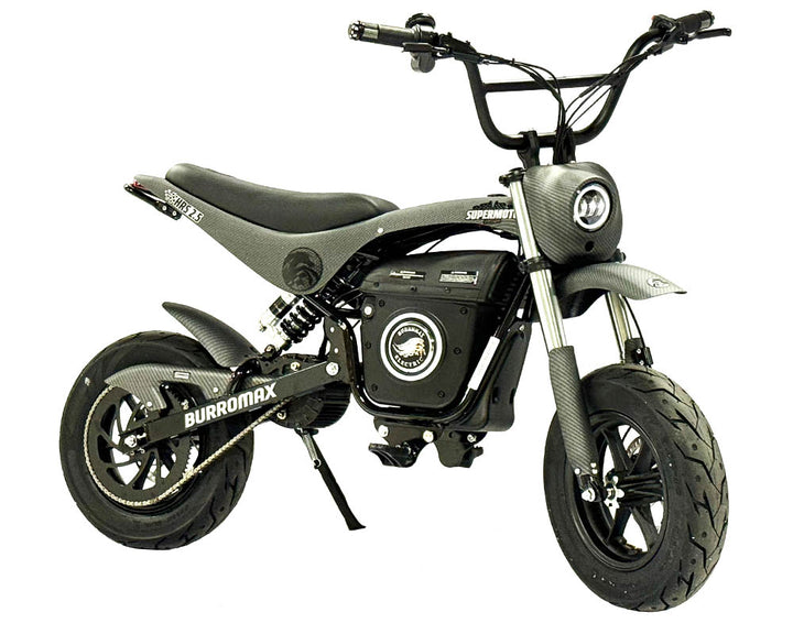 Electric Pit Bike, HRS Model, 3.5kw Rated, 6kw Peak, 52V Lithium Ion Powered (Color: HRS Black)