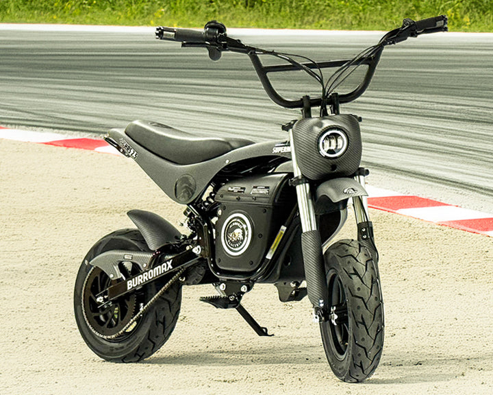 Electric Pit Bike, HRS Model, 3.5kw Rated, 6kw Peak, 52V Lithium Ion Powered (Color: HRS Black)