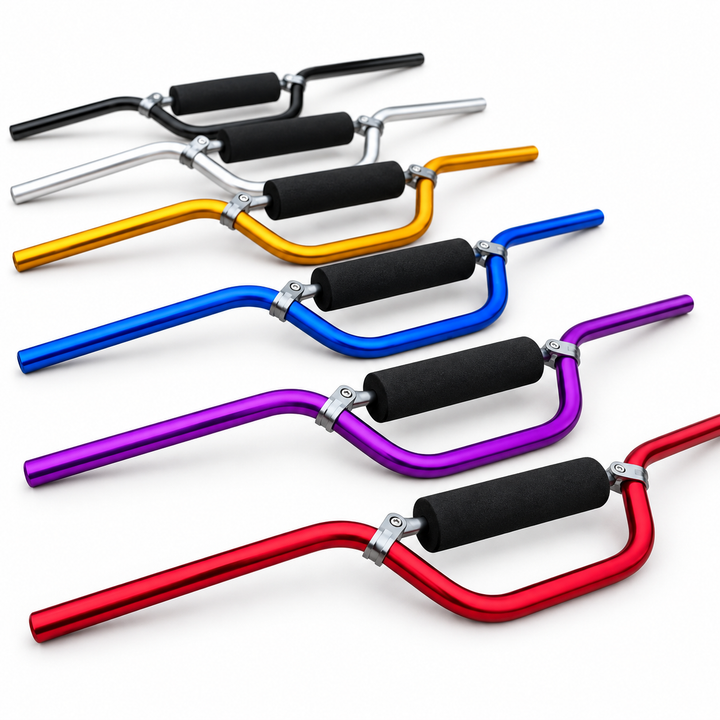 22mm Electric Pit Bike Handle Bars - Multiple Colors