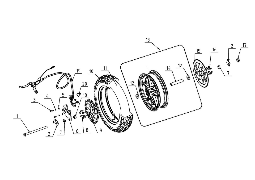 Sprocket, Rear, #35-80T (Part #10243) Fits HRH, XRB