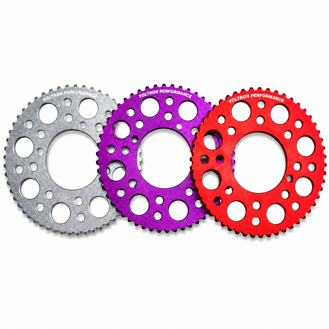35H 62 tooth Electric Pit Bike Sprocket - Lightweight Aluminum - Multiple Colors