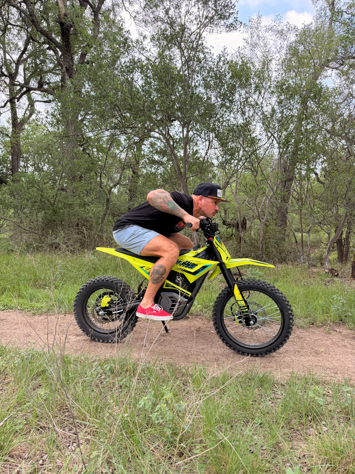 2026 Valtinsu EM-5 PRO 60V Electric Pit Bike 40+ MPH - Green