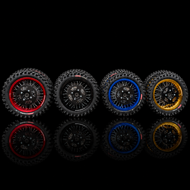 12/14" Dirt Wheel Set for Tuttio, Valtinsu EM5, Valtinsu & Electric Pit Bikes | Kenda Carlsbad Tires Included