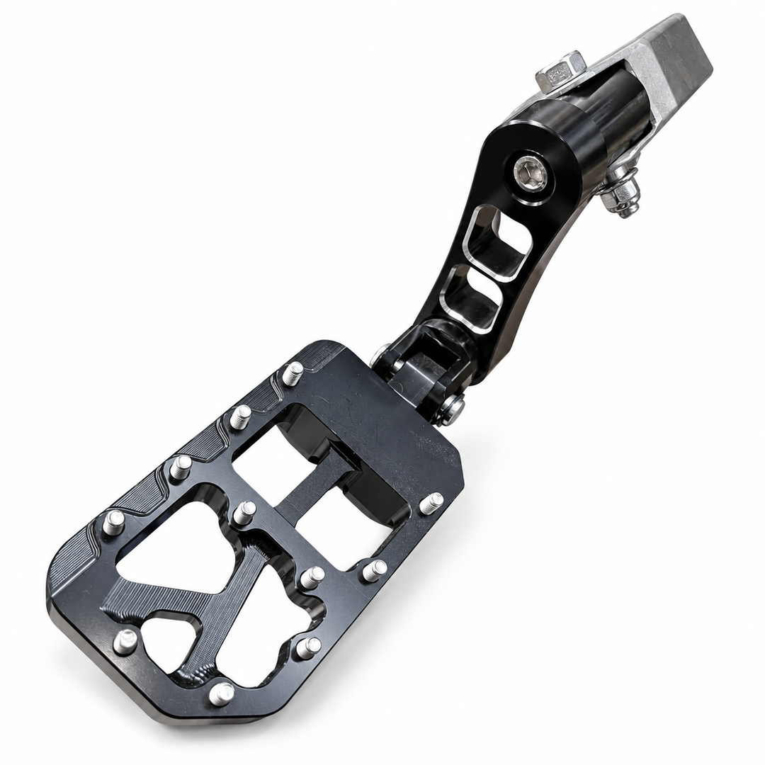 Black modified razor drop peg for electric dirt bike 