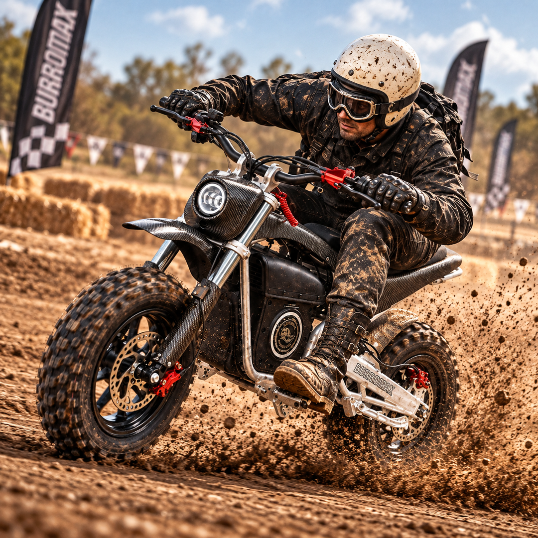 Burromax XRT Competition Series Electric Trail Bike 72V 62MPH | The Watts Shop