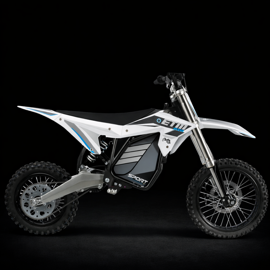 Metallic Rtr Sport 2026 ETM RTR Sport Off-Road Electric Dirt Bike, Top Speed 55 MPH, 72V ...