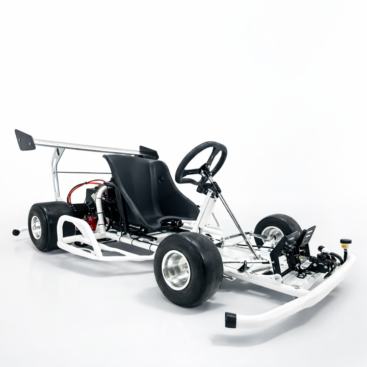 Go-kart on a white background