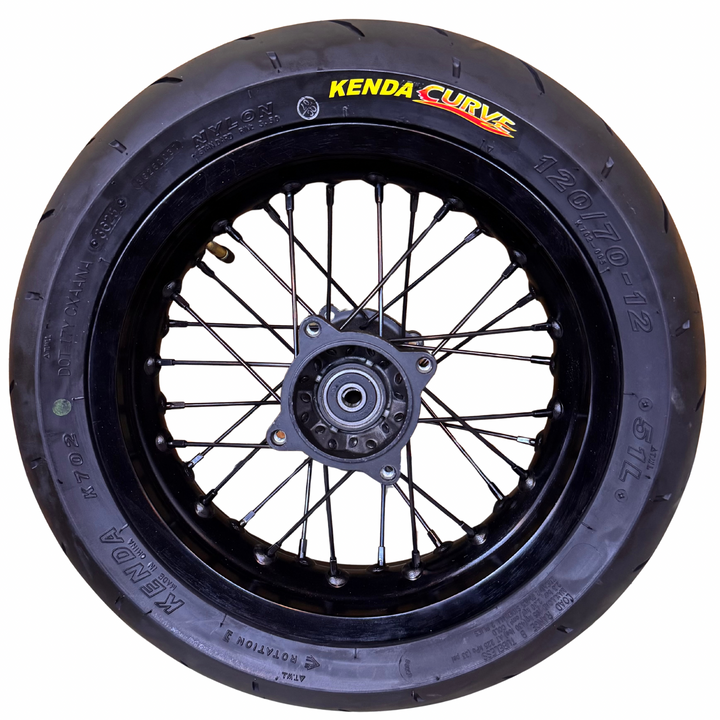 Modified Razor MX or SX 12" Supermoto Wheel Kit