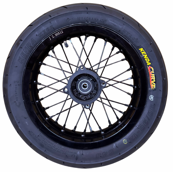 Modified Razor MX or SX 12" Supermoto Wheel Kit