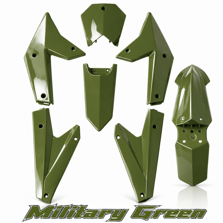 Military Green Electro & Co. ETM RTR Lite Electric Dirt Bike - 5000w 45mph - Free Body Kit