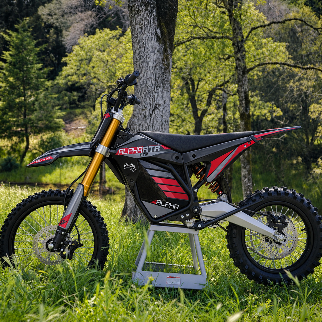 ETM RTR Alpha | 18kW High-Performance Electric Pit Bike – 70+ MPH
