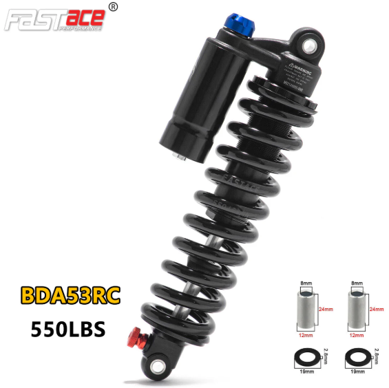 Pit Bike Fastace BDA53RC Rear Shock For Modified Razor 265mm