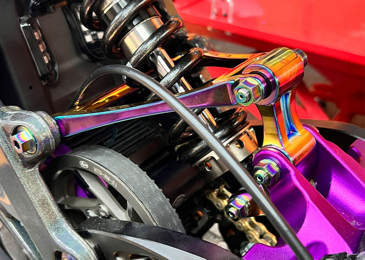 Heavy Hitter Titanium Surron 1.5" Linkage Upgrade