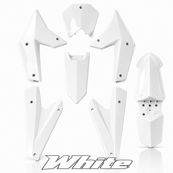 White Electro & Co. ETM RTR Lite Electric Dirt Bike - 5000w 45mph - Free Body Kit