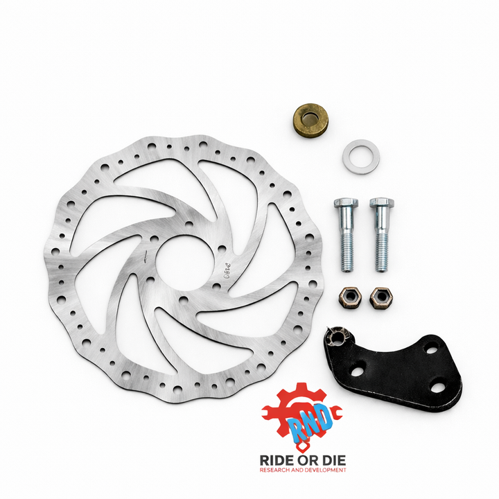 Brake Razorblade Modified Razor Brake Adapter Kit for Stock Brakes to RnD Forks โ The ...