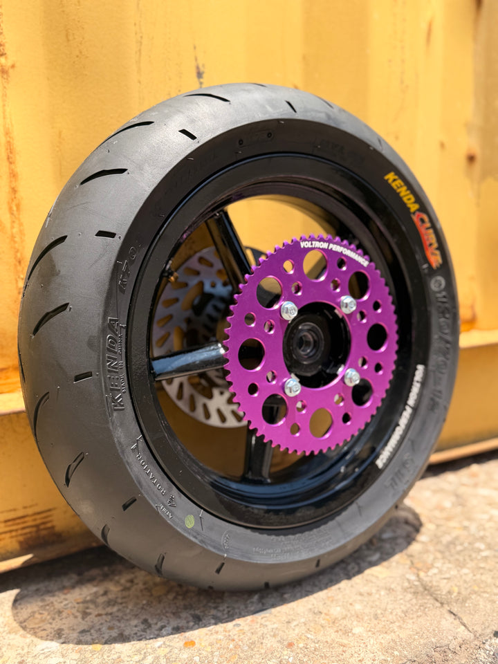 35H 62 tooth Electric Pit Bike Sprocket - Lightweight Aluminum - Multiple Colors