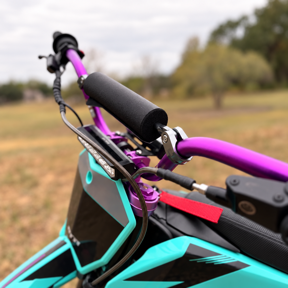 electric ETM RTR with purple handle bars