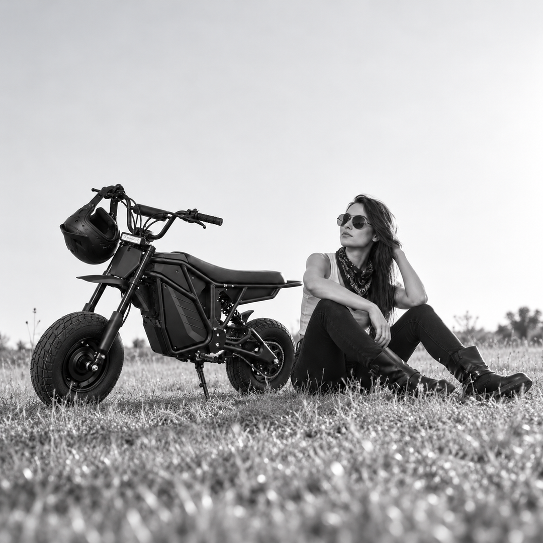 Rizzler Sport 72V Electric Mini Bike | 8,000W 60MPH | The Watts Shop