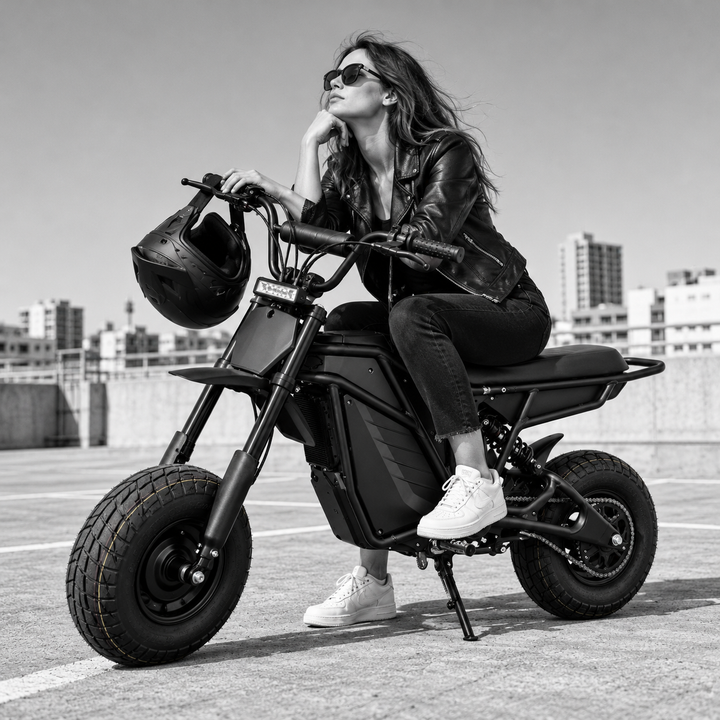 Rizzler 60V Electric Mini Bike | 5,000W 50MPH | The Watts Shop