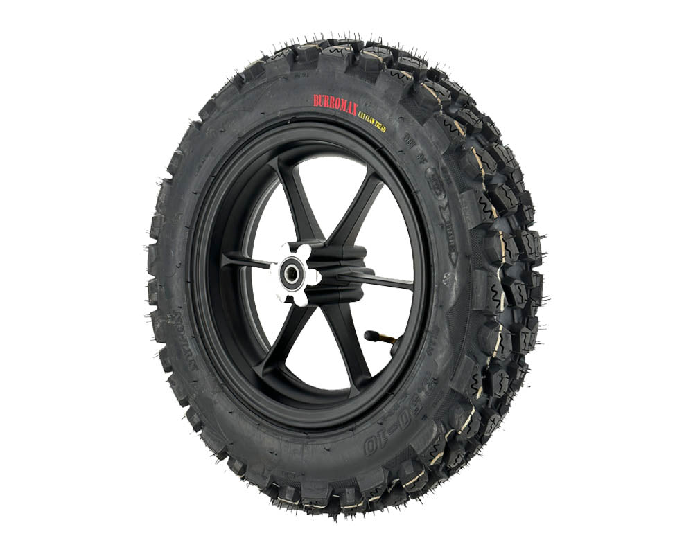 Performance Off Road Tire and Wheel, Mounted, 10″ Rear Wheel with Cat Claw Tire and Inner Tube (part #10176) Fits…