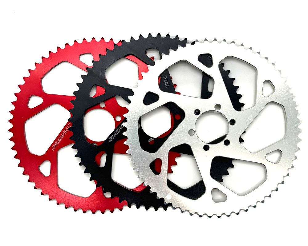 Sprocket, 60T 7075 Aluminum #35 Chain, 44mm Bc- 35.1 Mm Id, Black Anodized (part #10266) Fits Tt1000r, TTMAX produ…