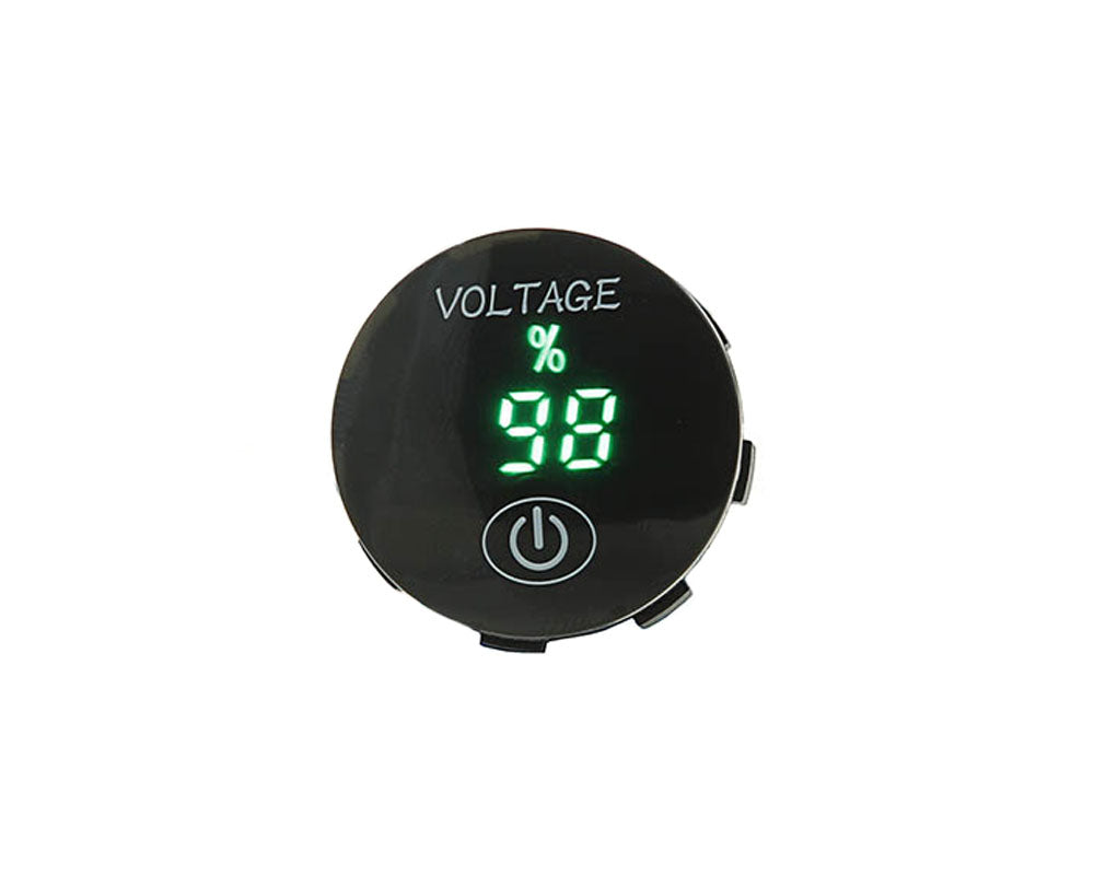 Gauge, Digital Voltmeter and Percentage, 5-48v (part #16034) Fits 2019/later Tt350r Tt750r product photo 1