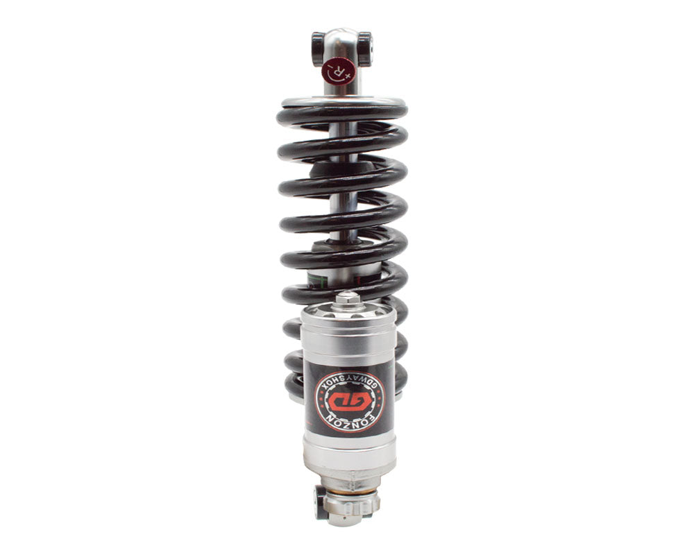 Shock, Rear, 230mm, 3 Adjustments Spring, Rebound and Dampening, 8mm Mounting, Black/titanium (part #16091) Fits X…