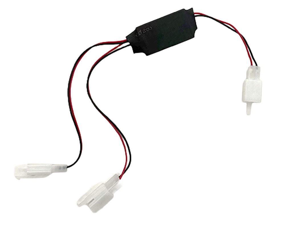 Constant Voltage Wire Adapter for LED Side Light, Bright Ring Light Only, White Connector (part #19093) Fits Tt100…