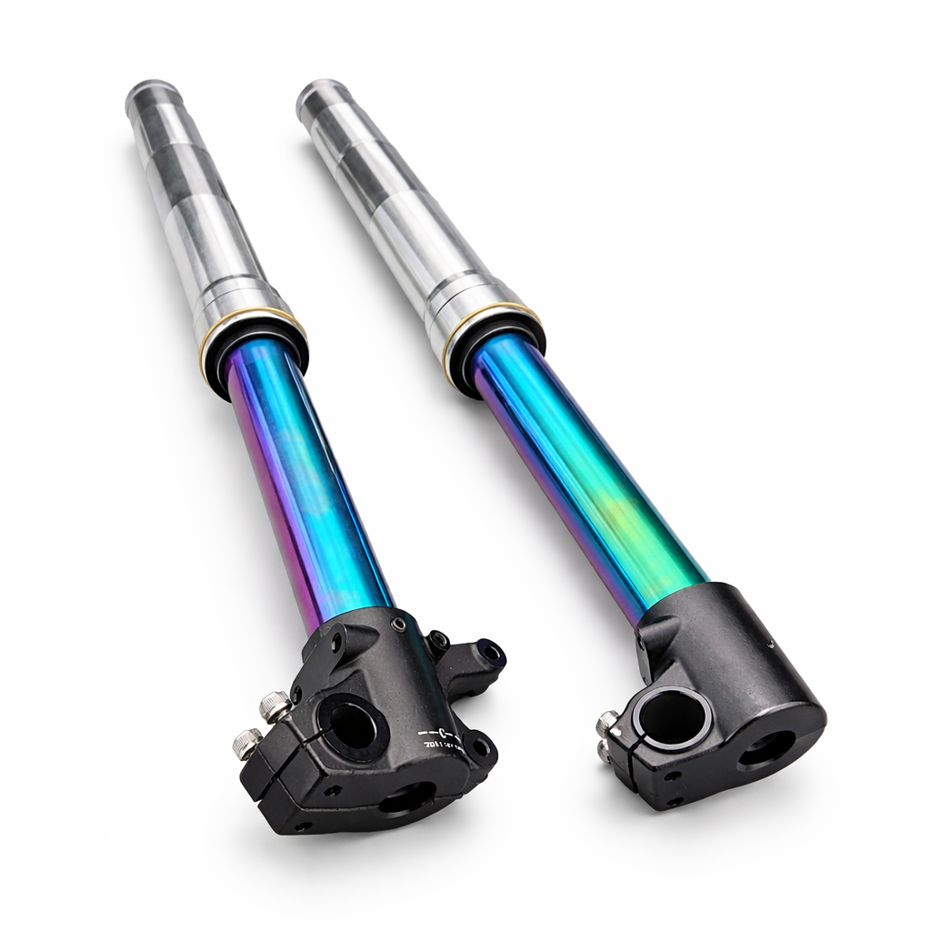 ADJUSTABLE ETM RTR “OIL SLICK” FORKS view 4