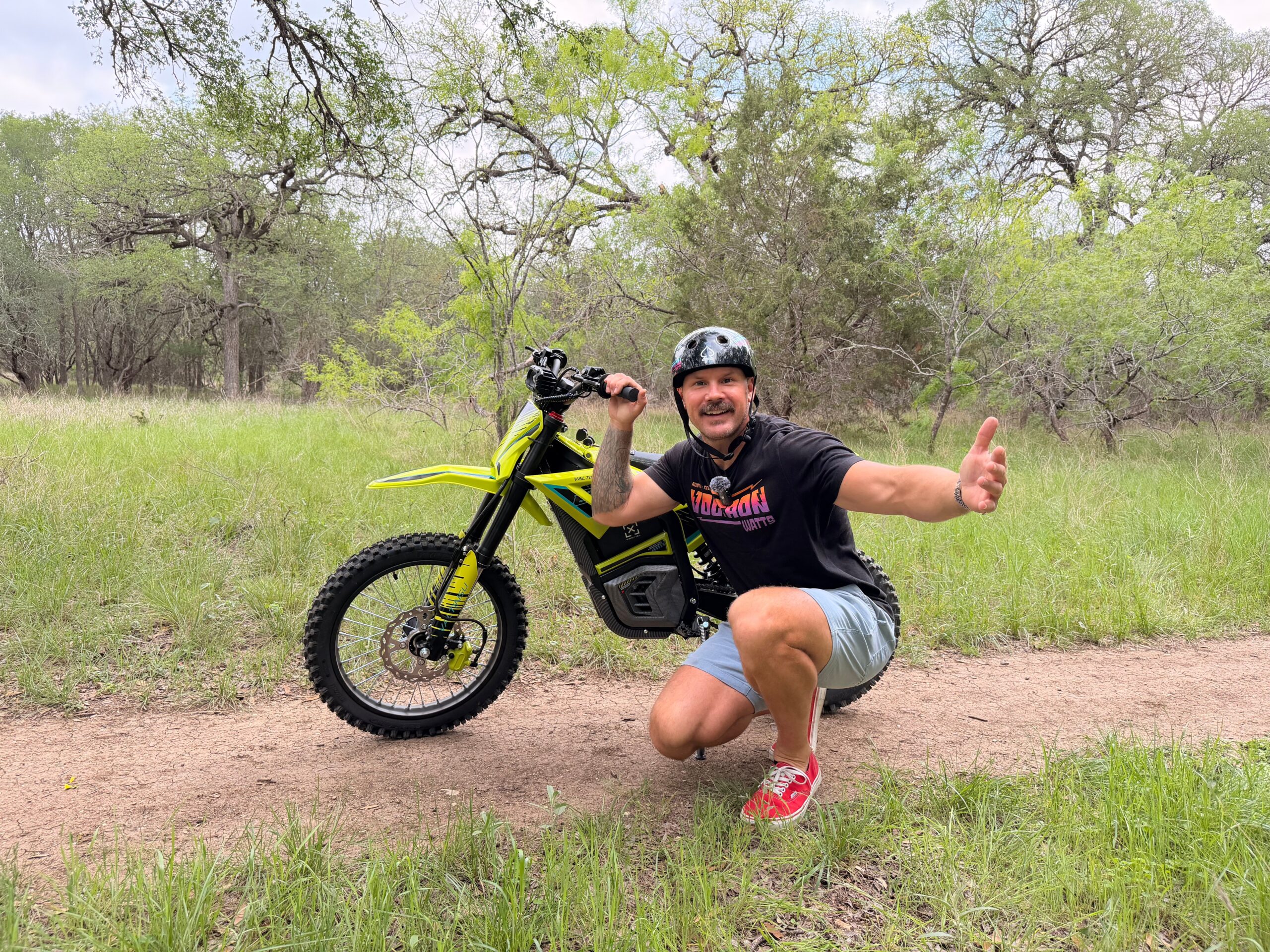 2026 Valtinsu EM-5 PRO 60V Electric Pit Bike 40+ MPH – Green