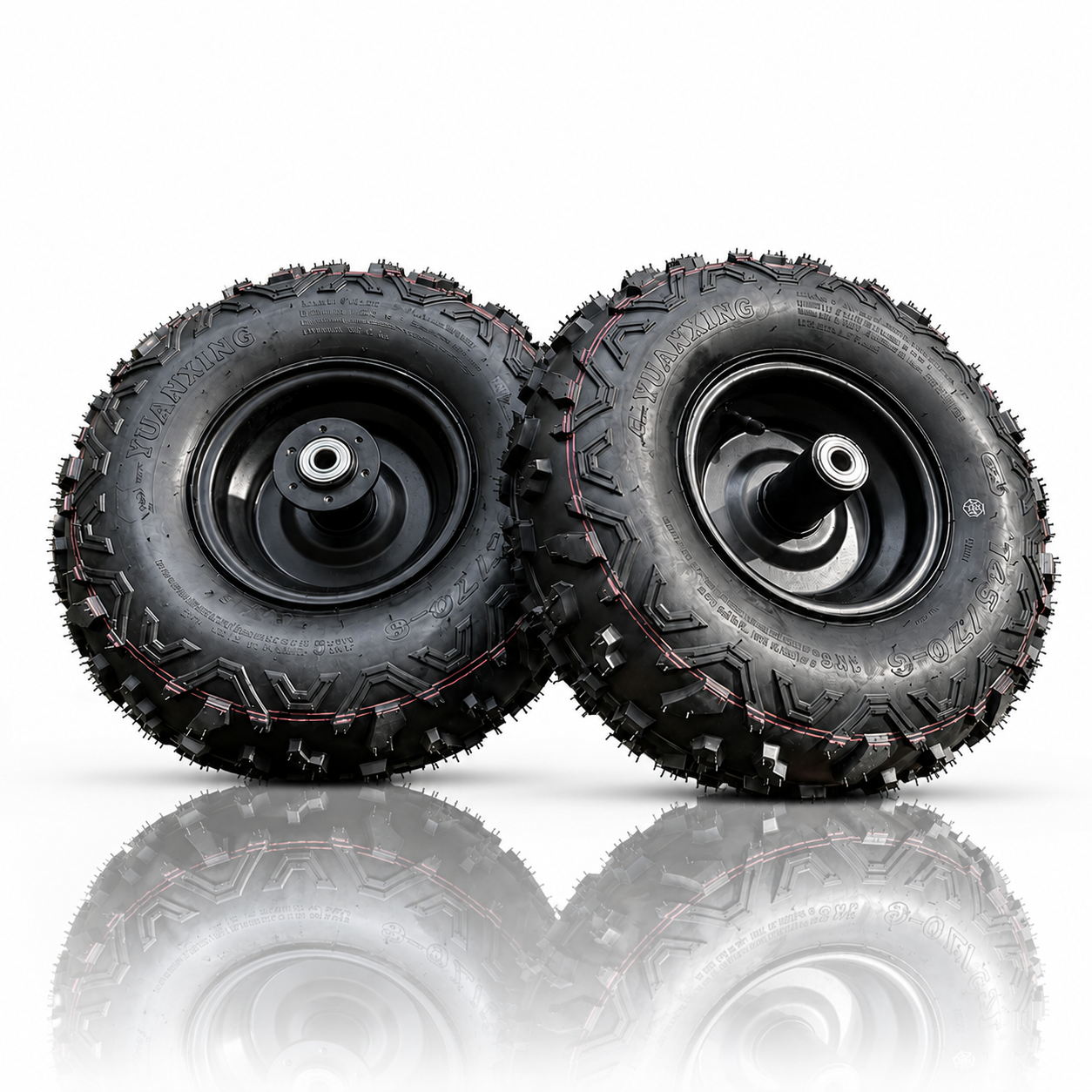 E and C Rizzler Knobby DIRT WHEEL SET, rear view 1